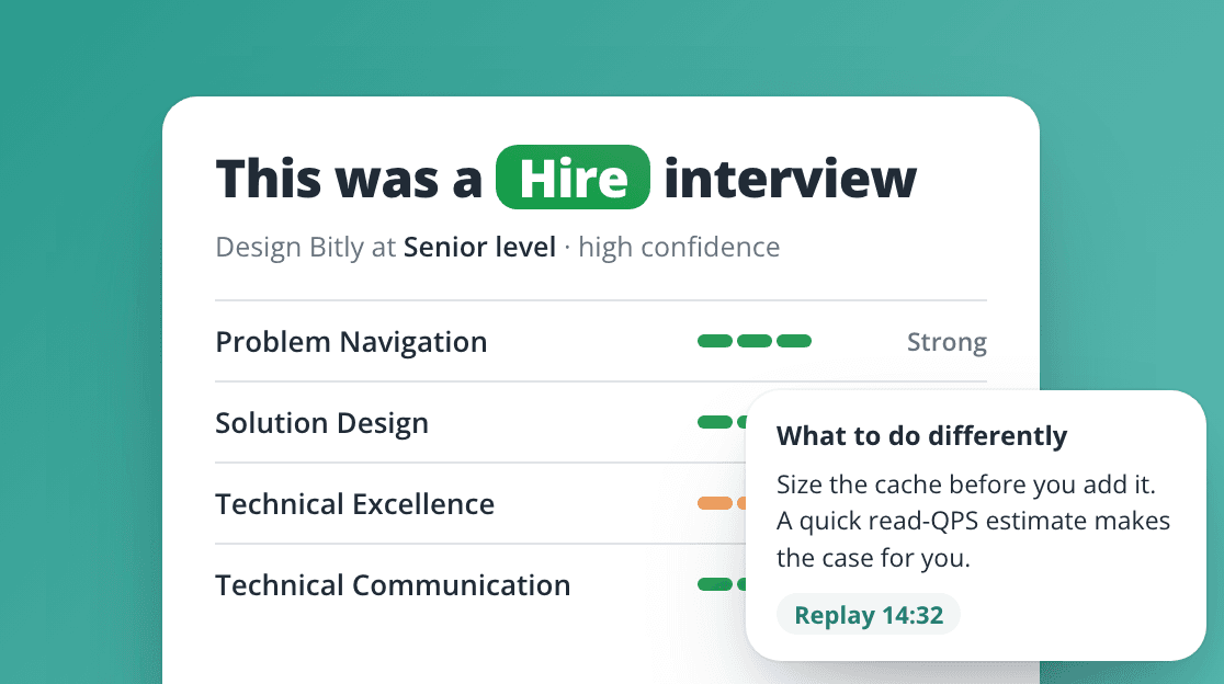 Get a hiring decision and a full report